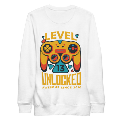 Joystick level 13 gaming | Unisex Premium Sweatshirt - F&B