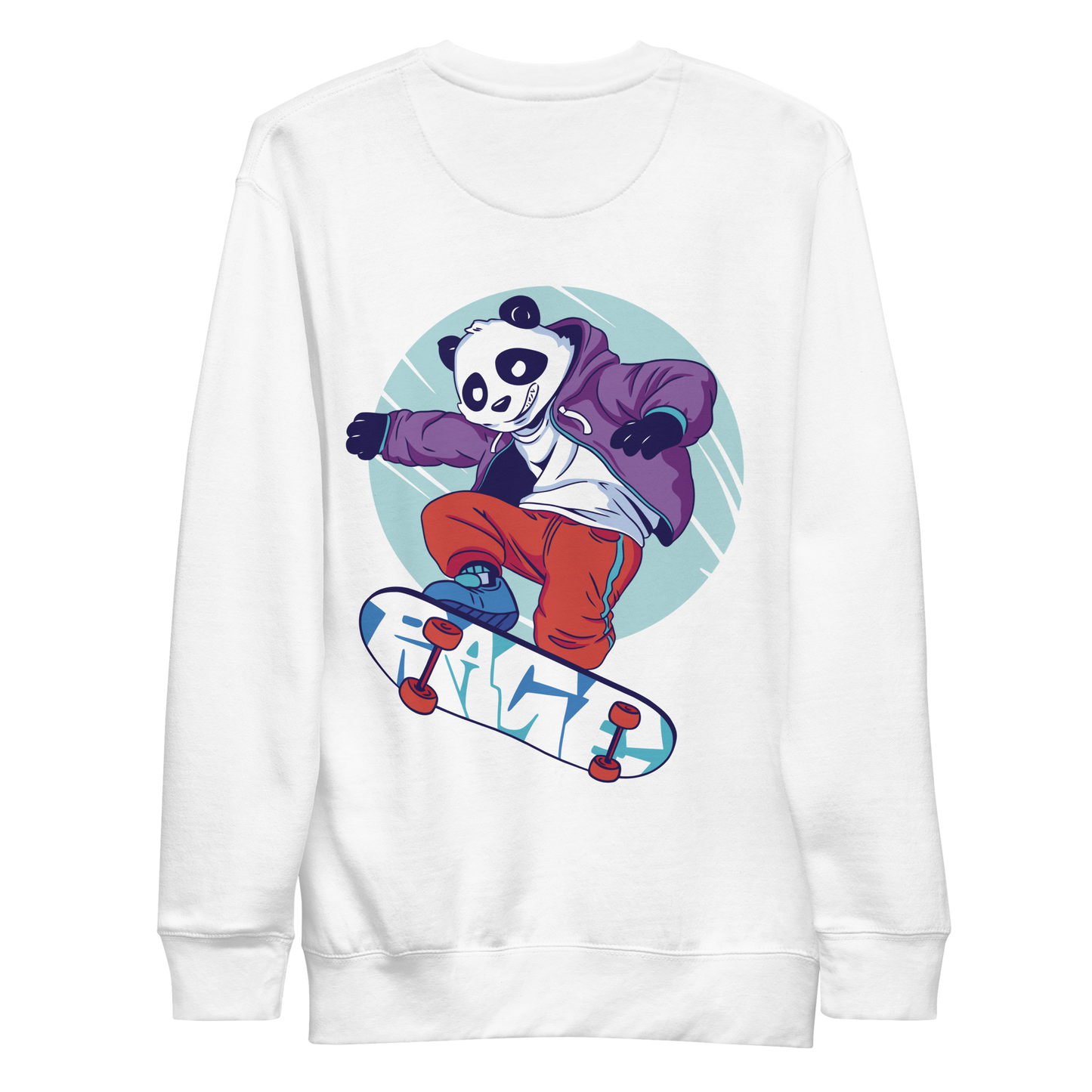 Panda skateboarding | Unisex Premium Sweatshirt - F&B