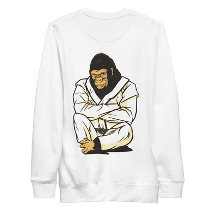 Cool karate gorilla | Unisex Premium Sweatshirt - F&B