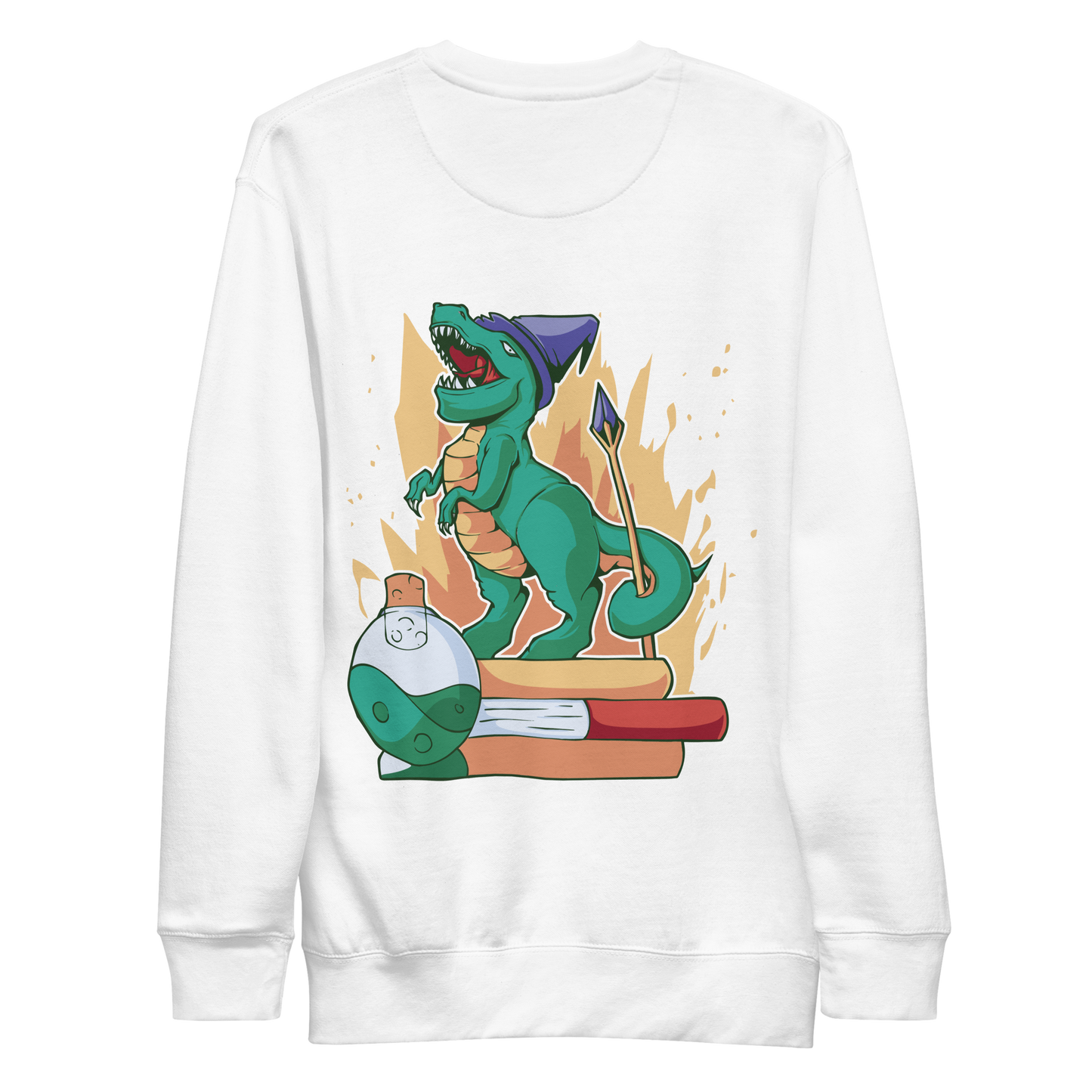 Wizard dinosaur animal | Unisex Premium Sweatshirt - F&B