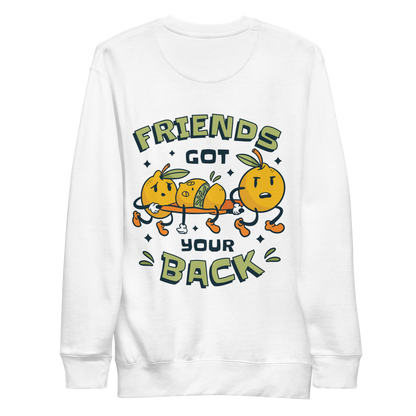 Lemon fruit friends funny | Unisex Premium Sweatshirt - F&B