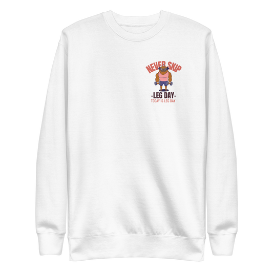 funny dog illustration | Unisex Premium Sweatshirt - F&B