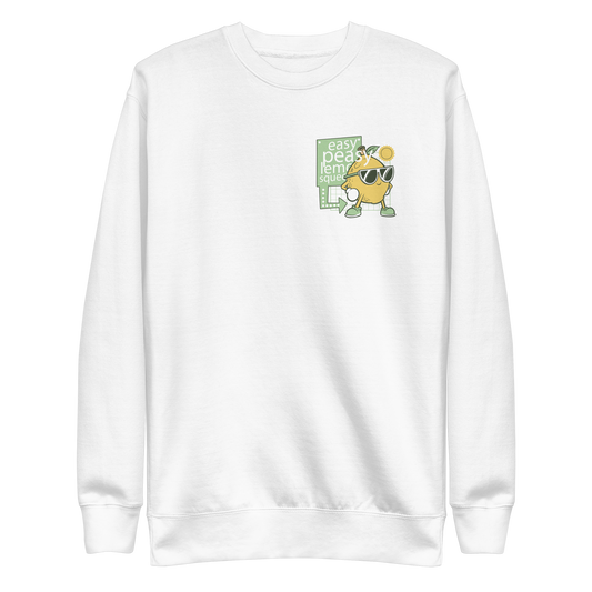 Funny lemon fruit cartoon | Unisex Premium Sweatshirt - F&B