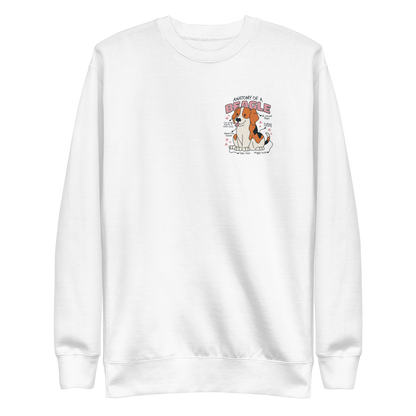 Beagle anatomy | Unisex Premium Sweatshirt - F&B