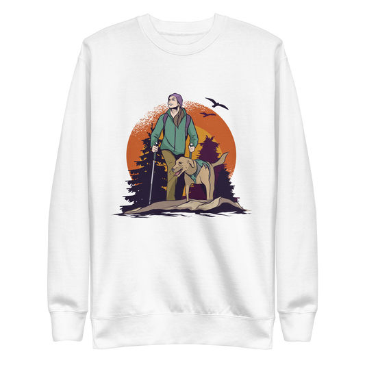 Hiking Forest | Unisex Premium Sweatshirt