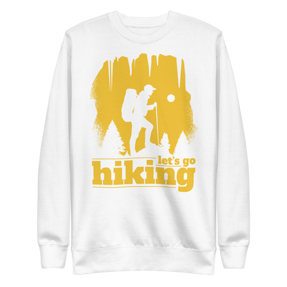 Hiking silhouette | Unisex Premium Sweatshirt