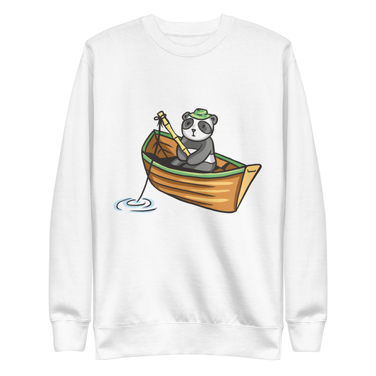 Panda fishing | Unisex Premium Sweatshirt