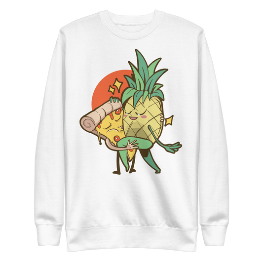 Pineapple pizza forbidden love funny | Unisex Premium Sweatshirt