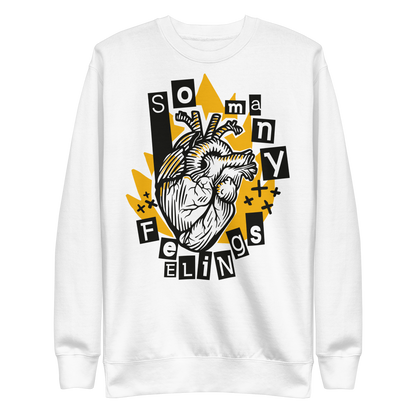 Anatomical heart collage | Unisex Premium Sweatshirt