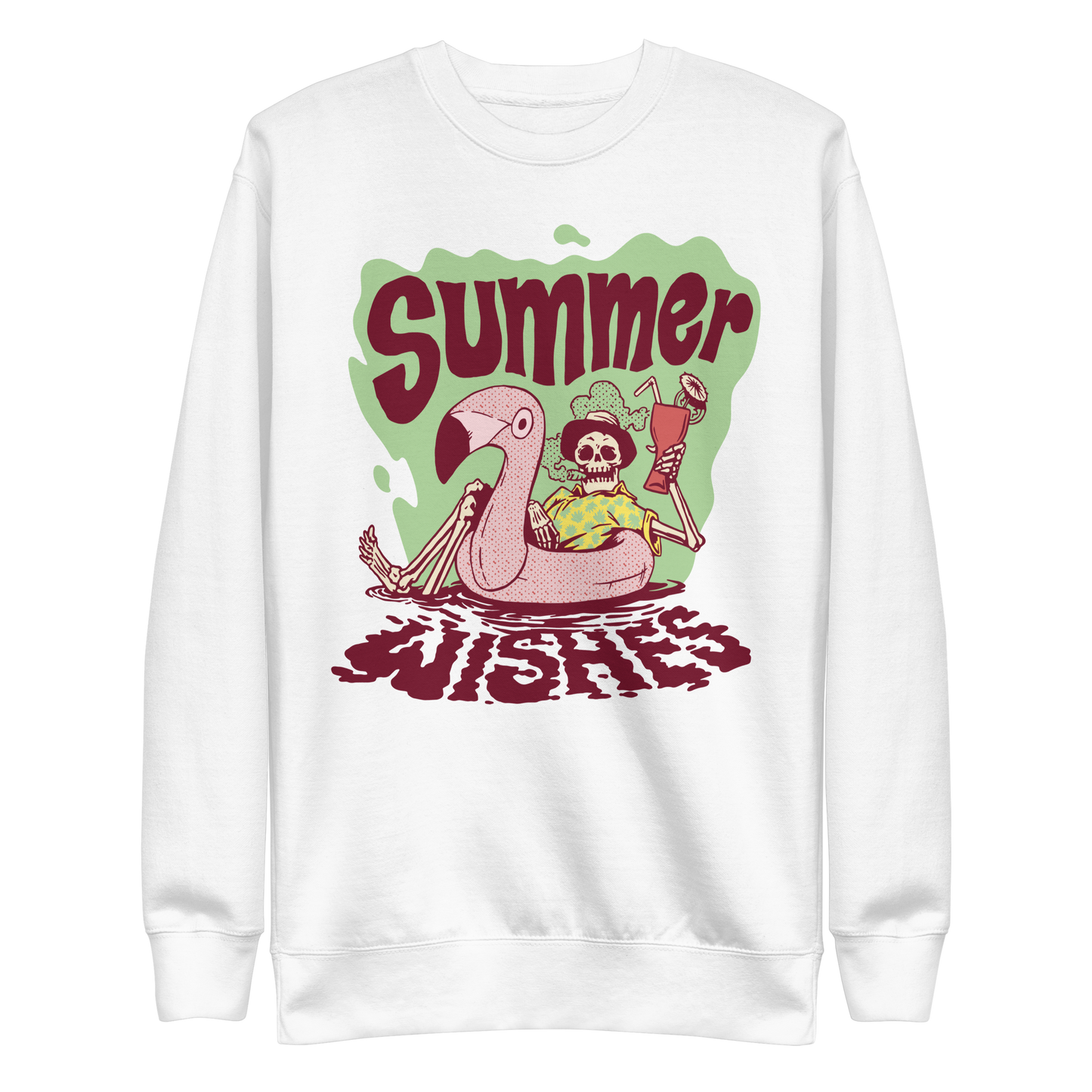 Summer skeleton | Unisex Premium Sweatshirt