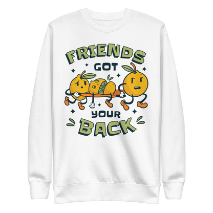 Lemon fruit friends funny | Unisex Premium Sweatshirt