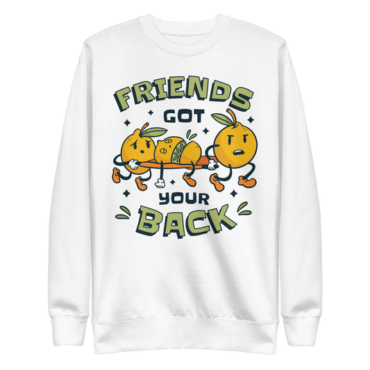 Lemon fruit friends funny | Unisex Premium Sweatshirt