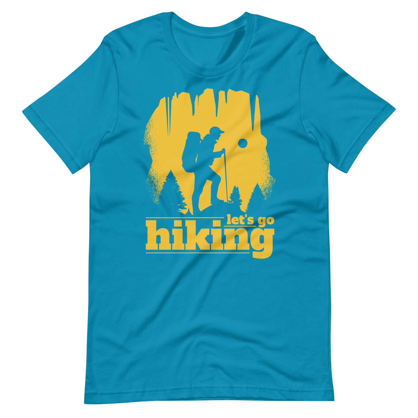 Hiking silhouette | Unisex t-shirt