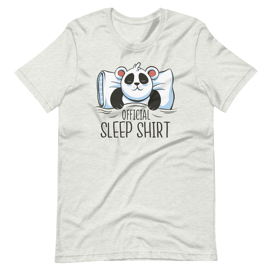 Panda bear sleeping on bed | Unisex t-shirt