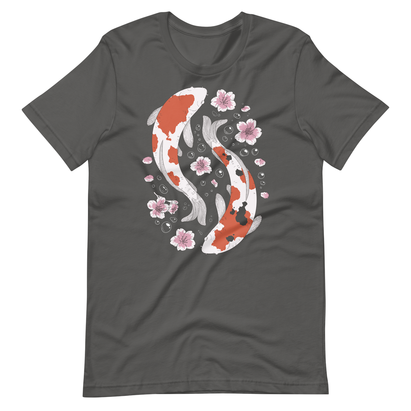 Koi fish and flowers | Unisex t-shirt