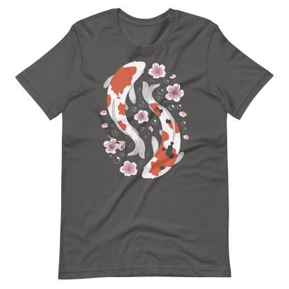 Koi fish and flowers | Unisex t-shirt