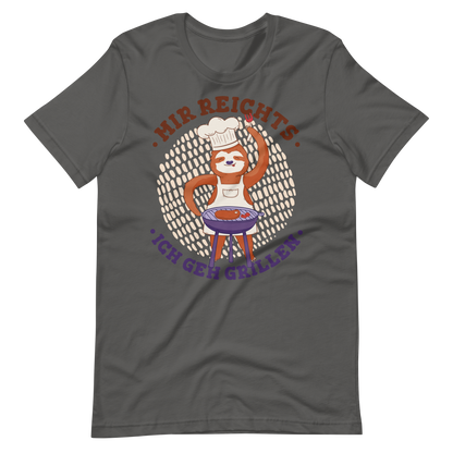 Sloth animal cooking barbecue | Unisex t-shirt
