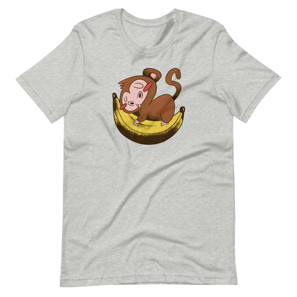 Monkey sleeping on banana | Unisex t-shirt