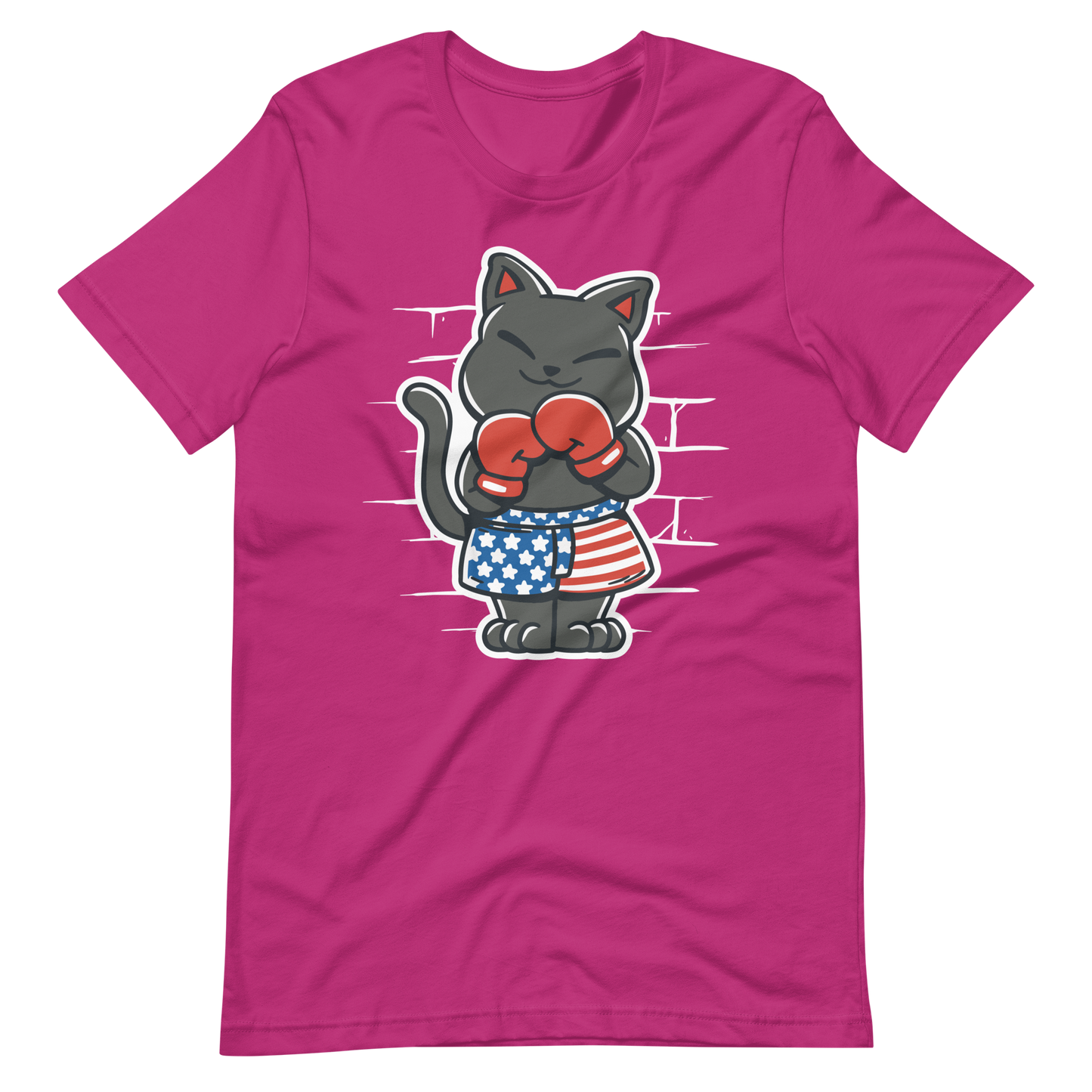 USA boxer cat | Unisex t-shirt