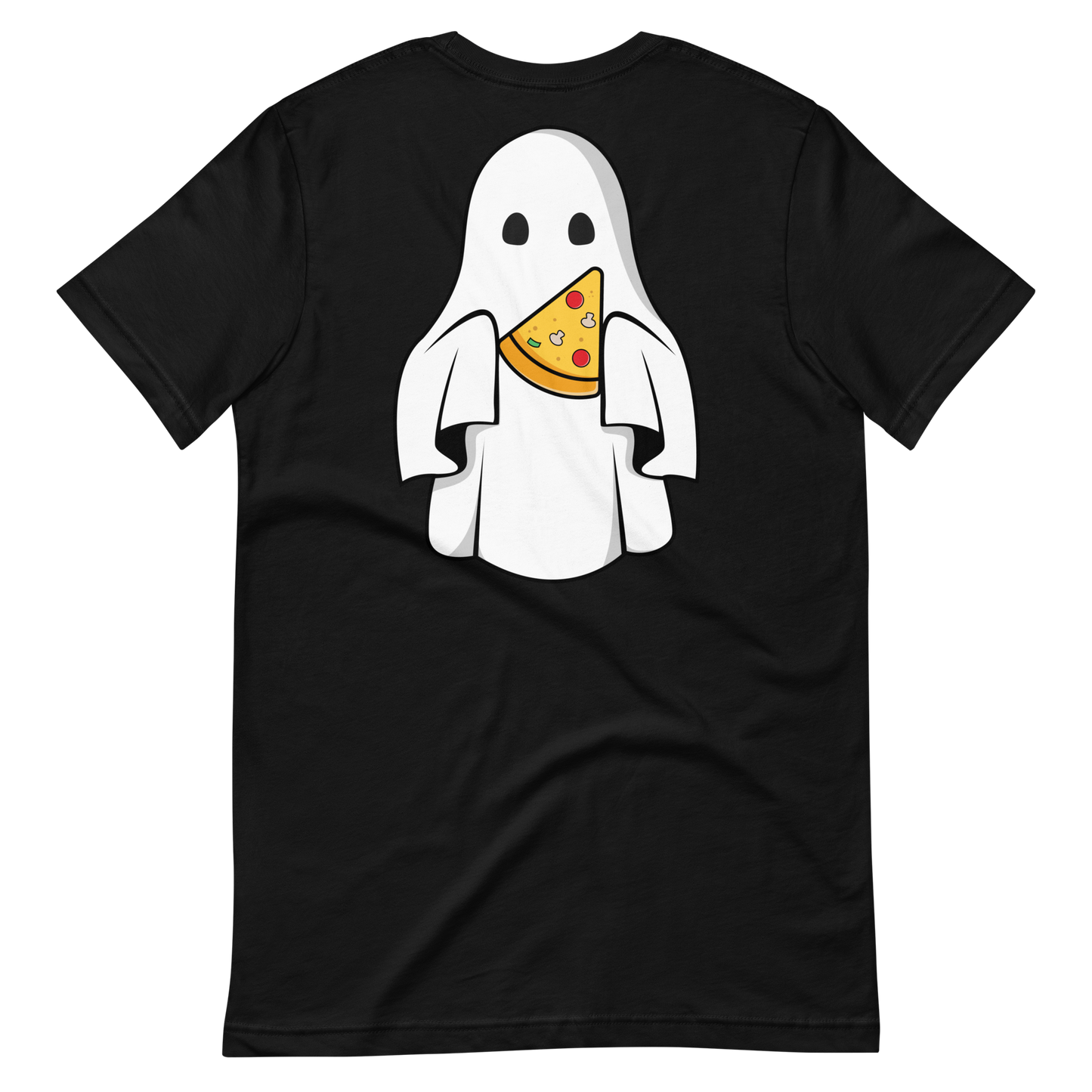 Ghost boo with pizza | Unisex t-shirt - F&B