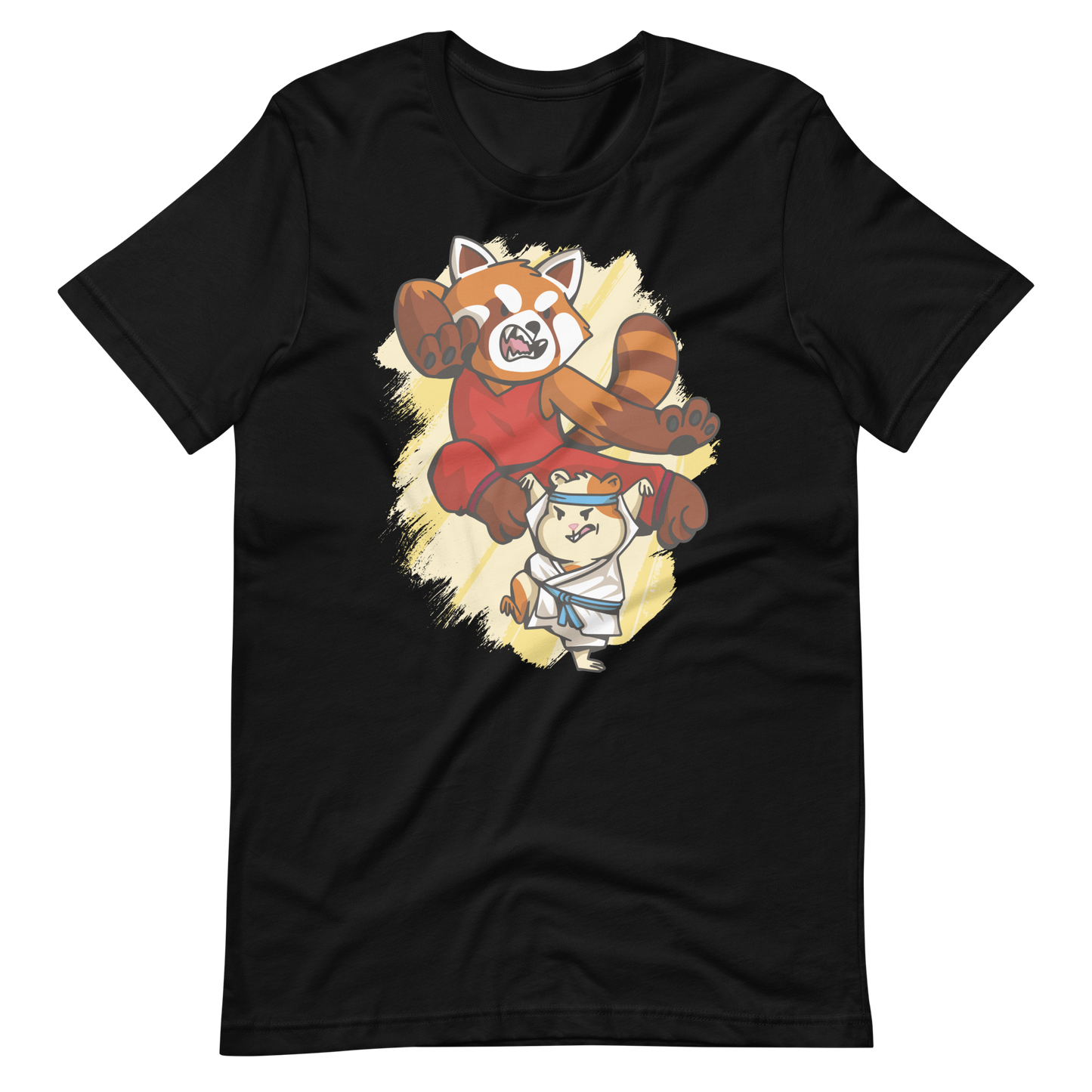 Kung Fu hamster and panda | Unisex t-shirt