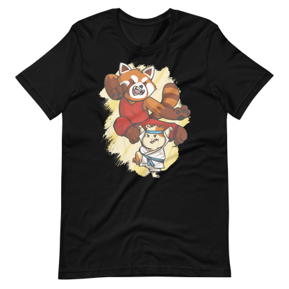 Kung Fu hamster and panda | Unisex t-shirt