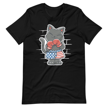 USA boxer cat | Unisex t-shirt