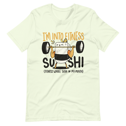 Sushi food lifting weights | Unisex t-shirt