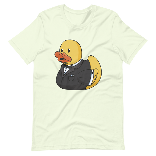 Rubber duck in tuxedo | Unisex t-shirt