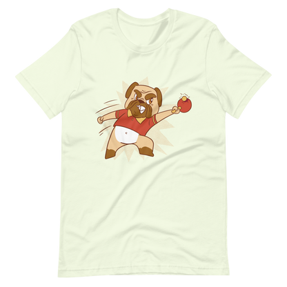 Dog playing ping pong | Unisex t-shirt