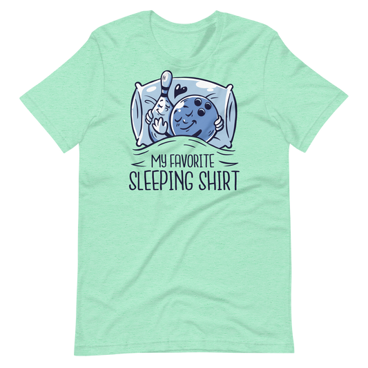 Bowling sleeping shirt | Unisex t-shirt