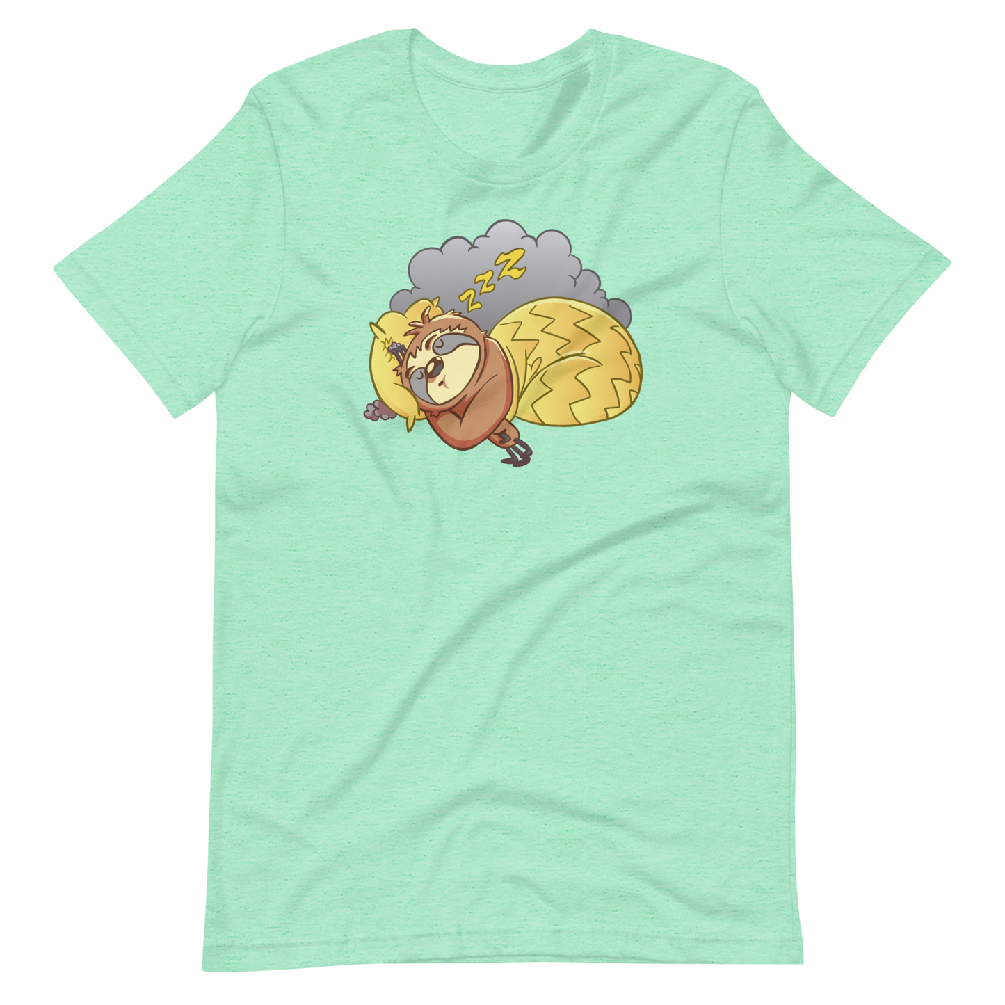 Sleeping sloth cloud | Unisex t-shirt