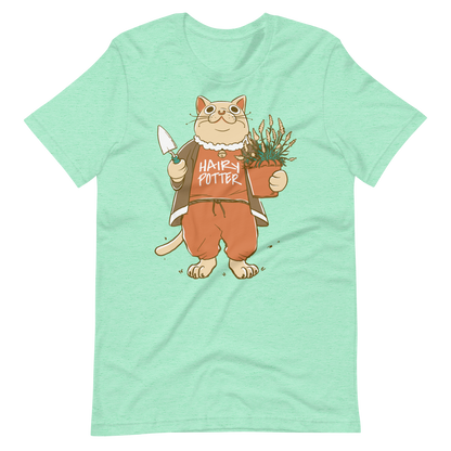 Cat animal with plant | Unisex t-shirt