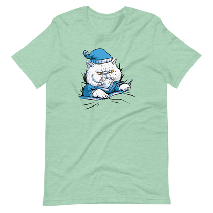 Sleepy cat animal in pajamas | Unisex t-shirt