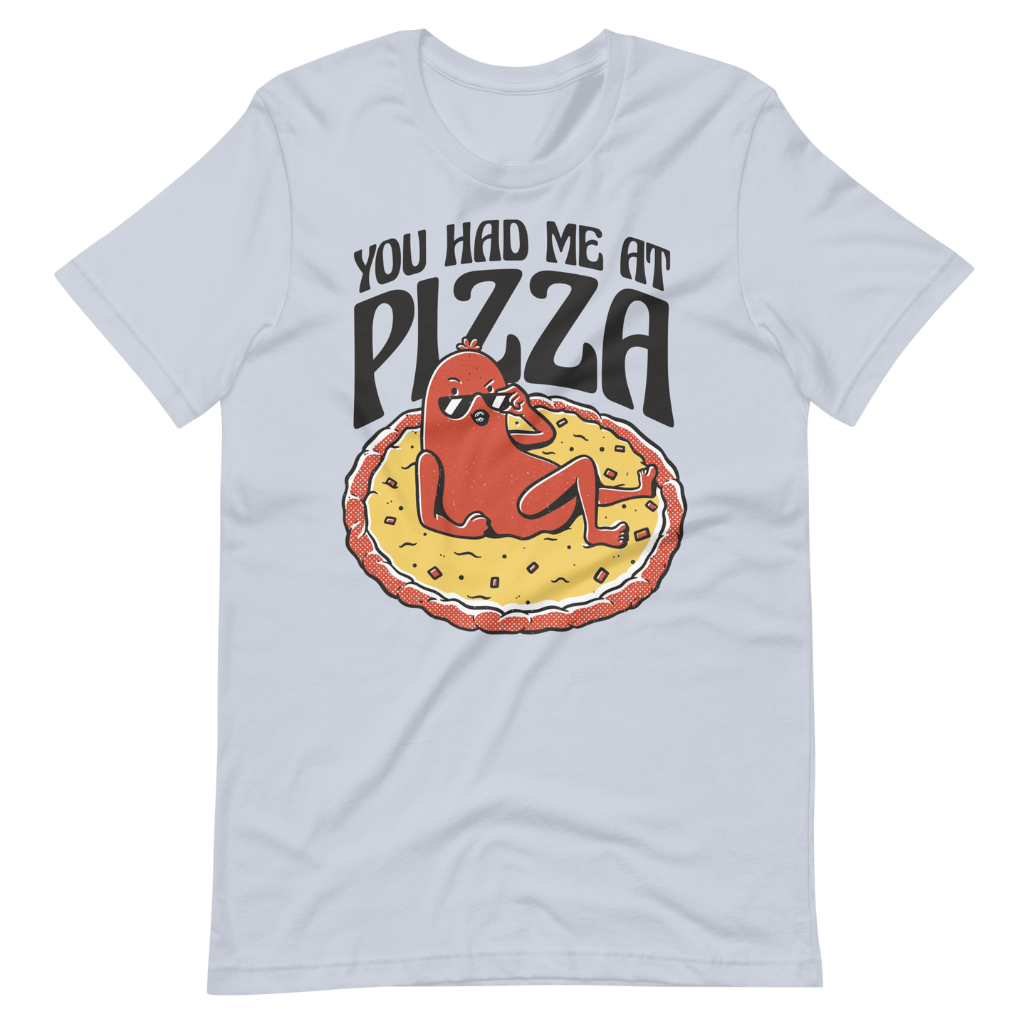 Pepperoni pizza cartoon | Unisex t-shirt