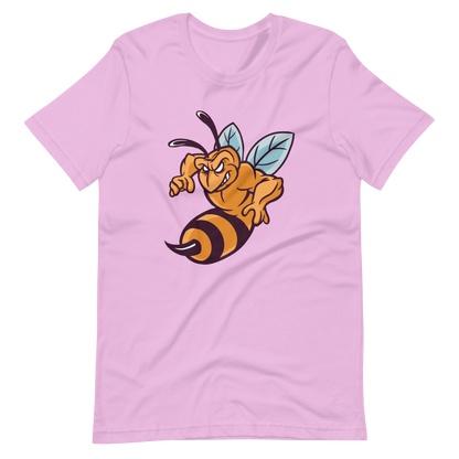 Angry bee animal cartoon | Unisex t-shirt