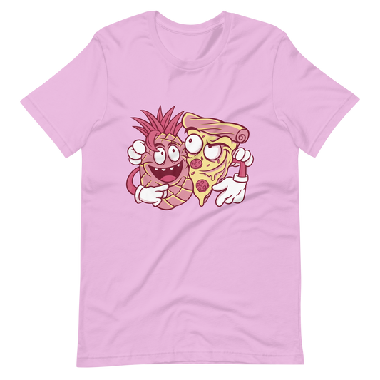 Pineapple and pizza friends | Unisex t-shirt