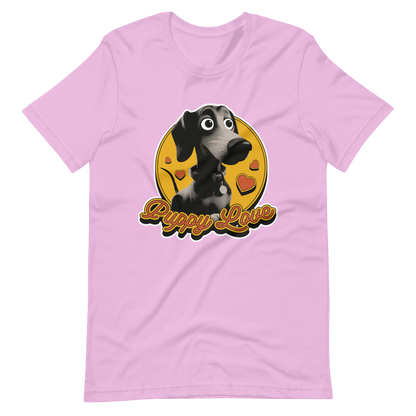 Black puppy dog animal 3D | Unisex t-shirt