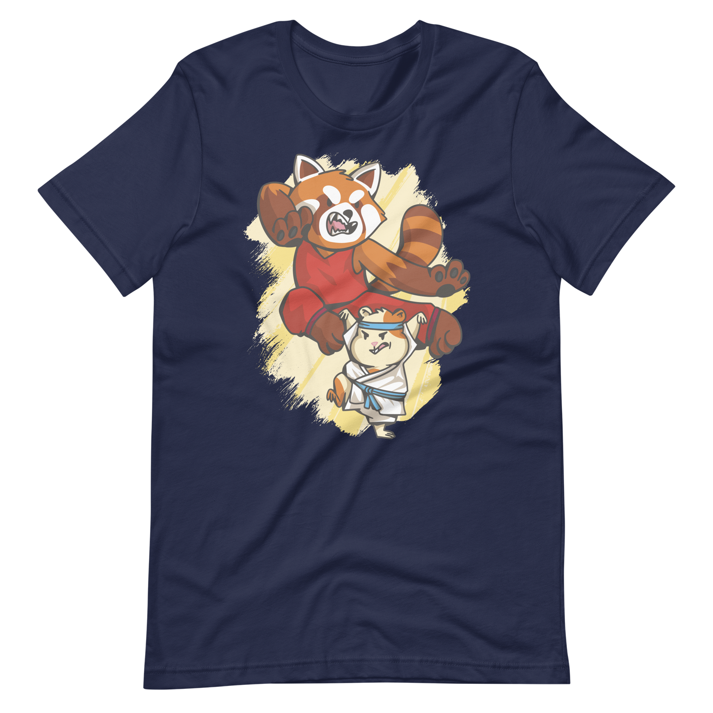 Kung Fu hamster and panda | Unisex t-shirt