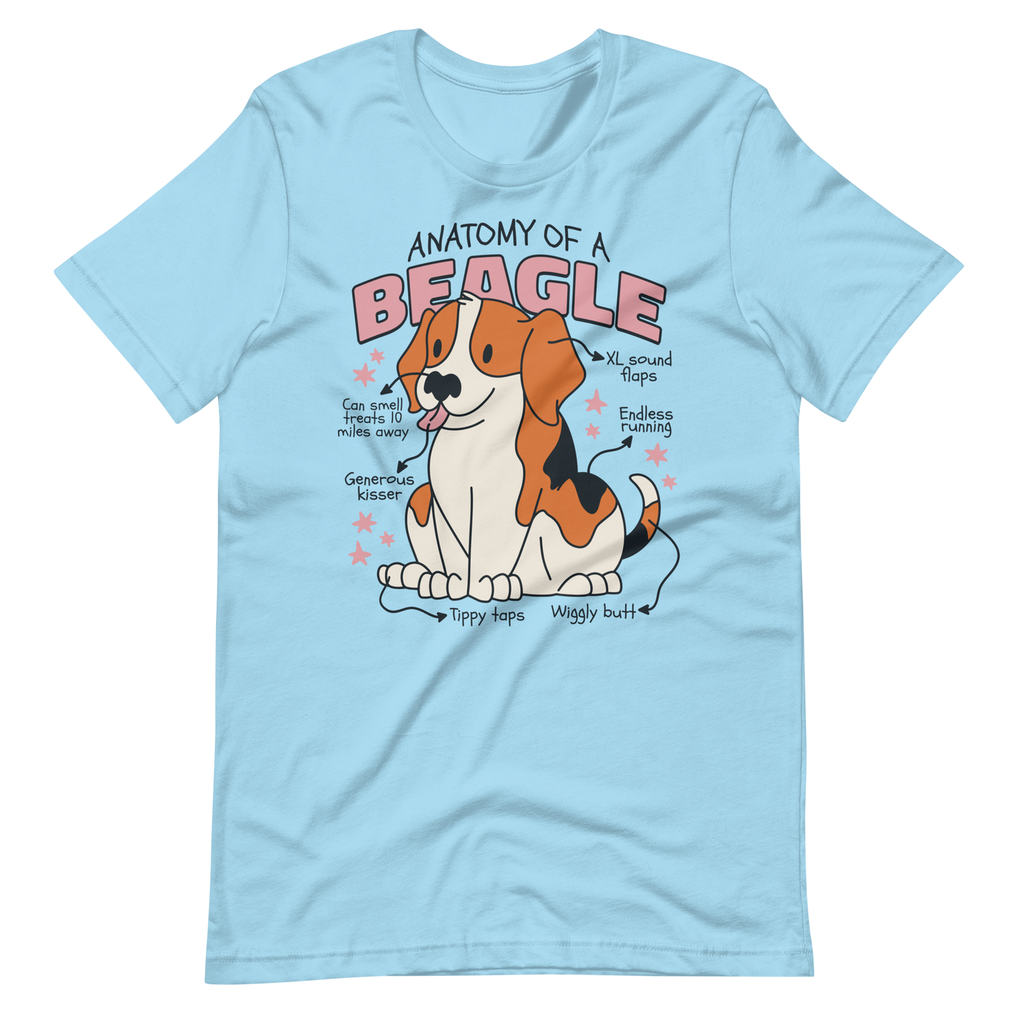 Beagle anatomy | Unisex t-shirt