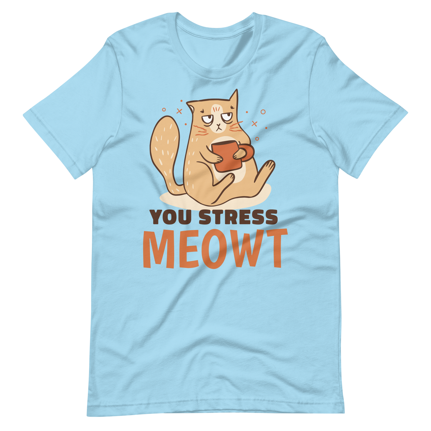 Stressed cat pun | Unisex t-shirt