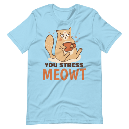 Stressed cat pun | Unisex t-shirt
