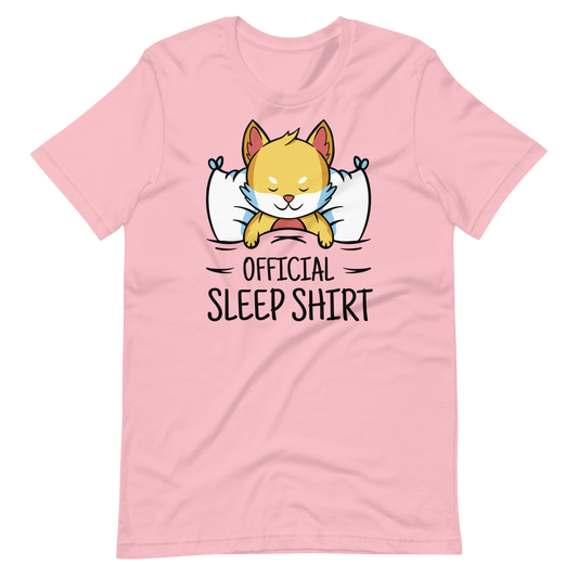 Fox animal sleeping in a bed | Unisex t-shirt