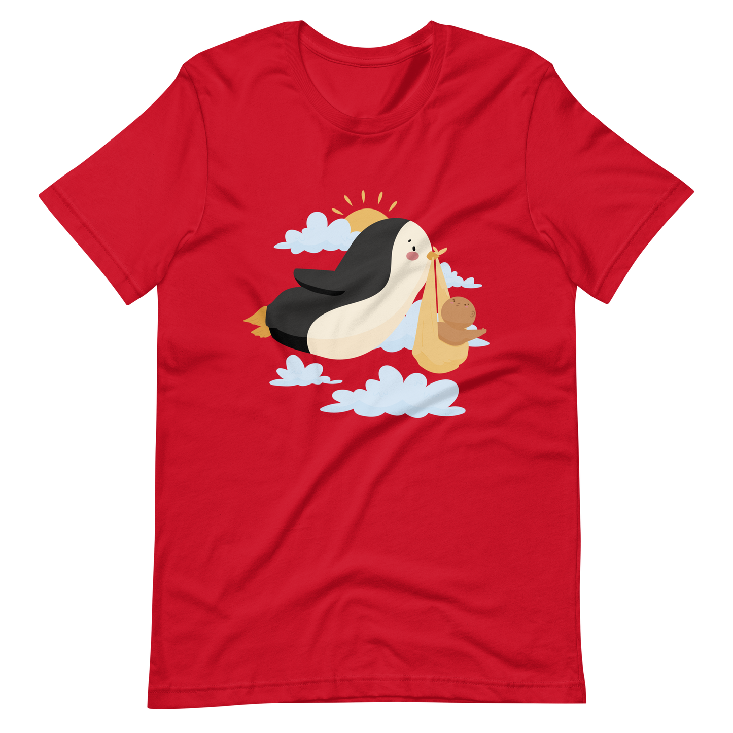 Penguin stork baby | Unisex t-shirt