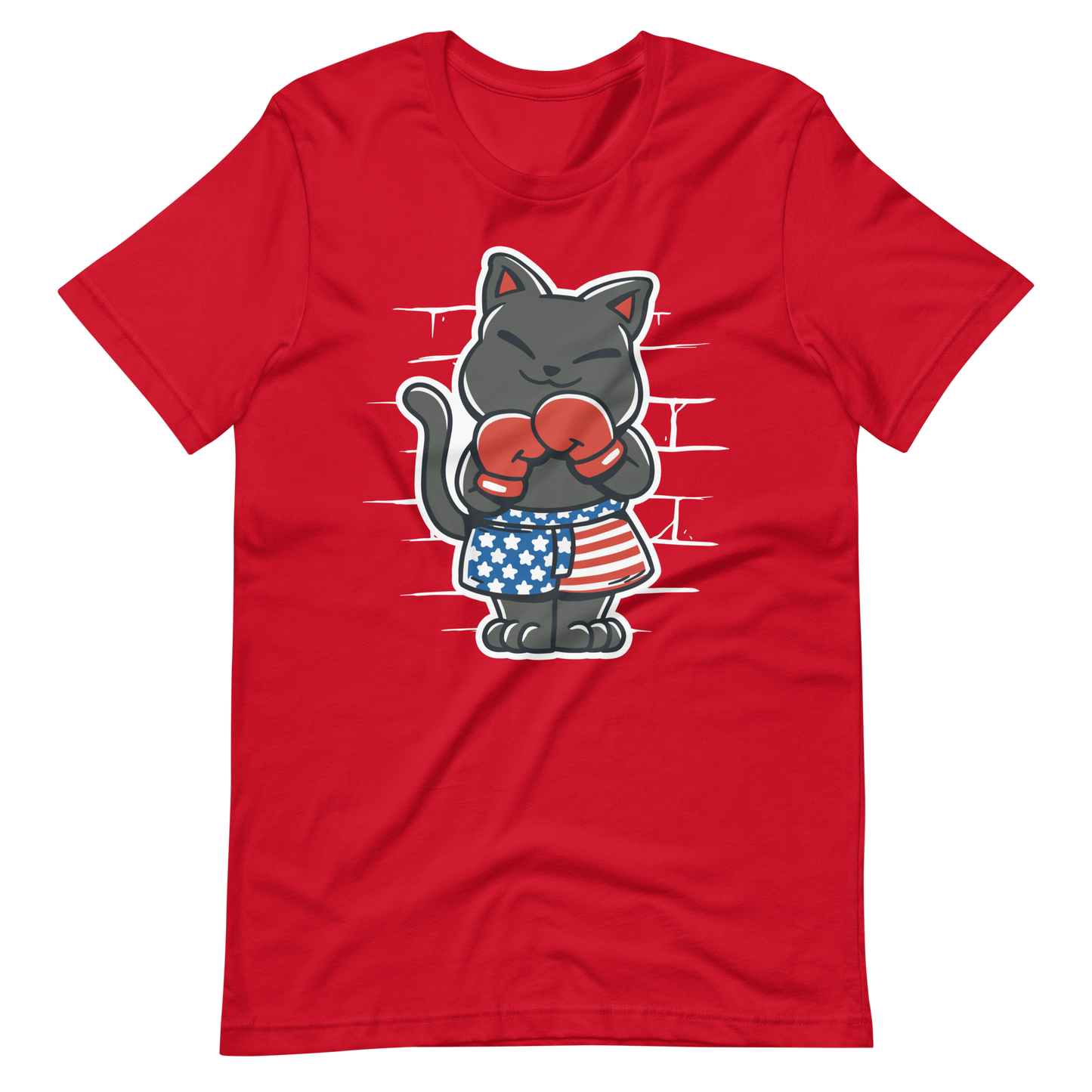 USA boxer cat | Unisex t-shirt