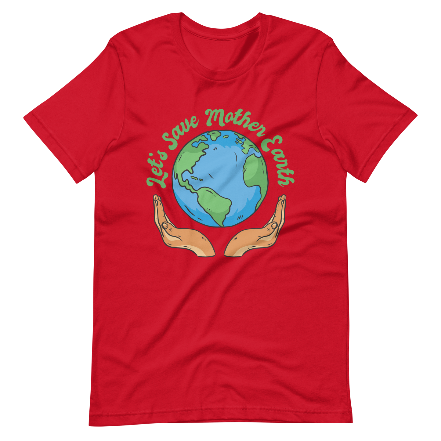 Hands holding planet earth | Unisex t-shirt