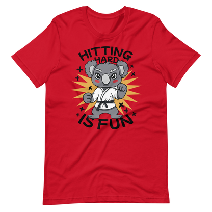 Koala animal doing karate | Unisex t-shirt