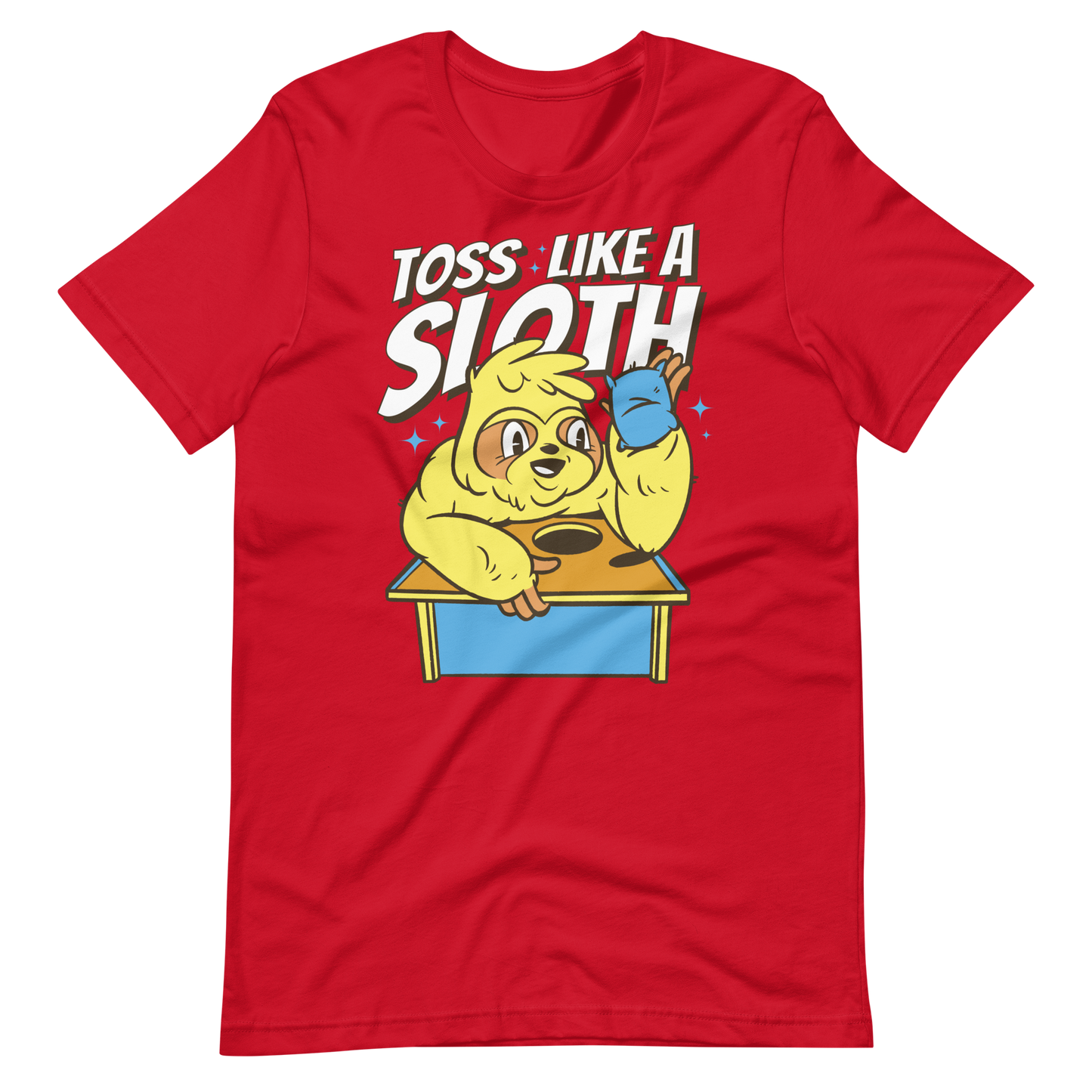 cornhole-sloth-t-shirt-design | Unisex t-shirt