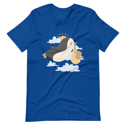 Penguin stork baby | Unisex t-shirt