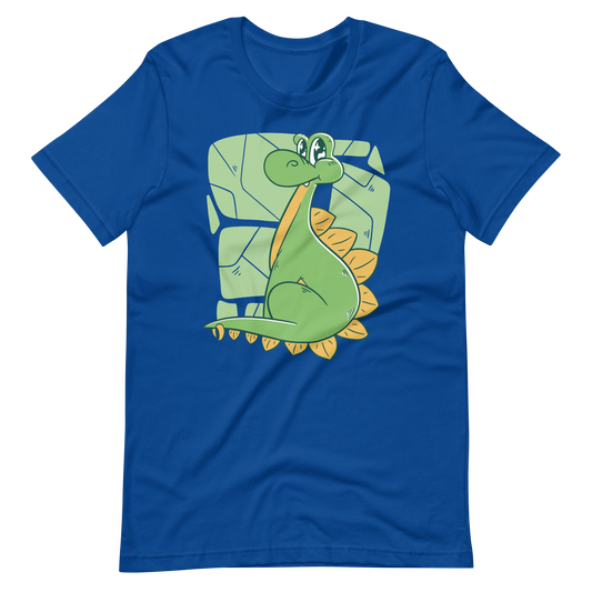 Stegosaurus dinosaur cartoon | Unisex t-shirt
